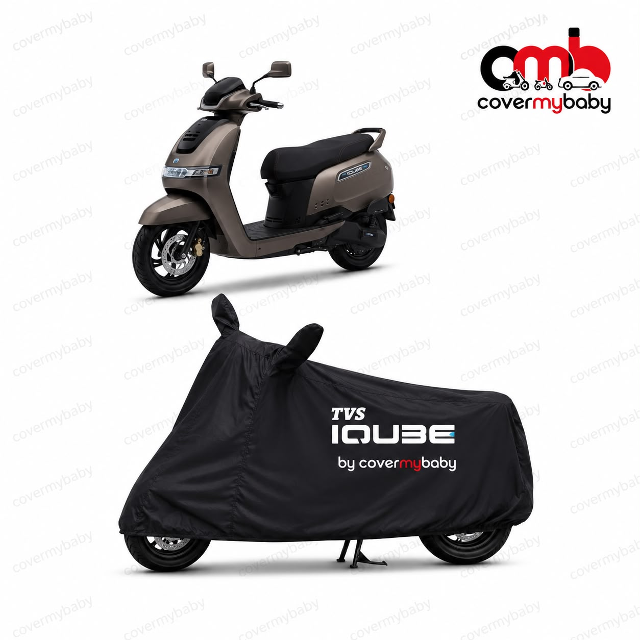 Premium Water Resistant Scooter Cover for TVS iQube, iQube S, iQube ST, iQube 2.2 & iQube 3.4